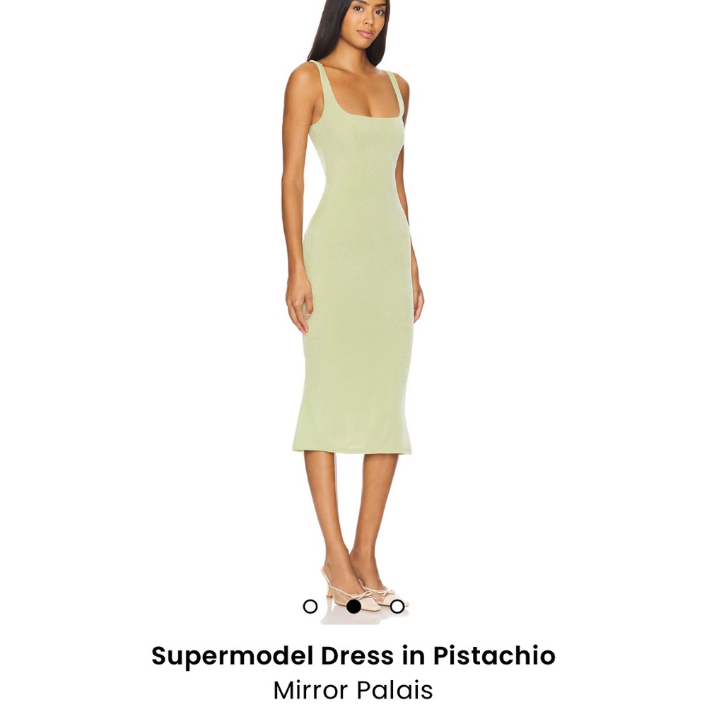 Mirror Palais Pistachio Midi Dress